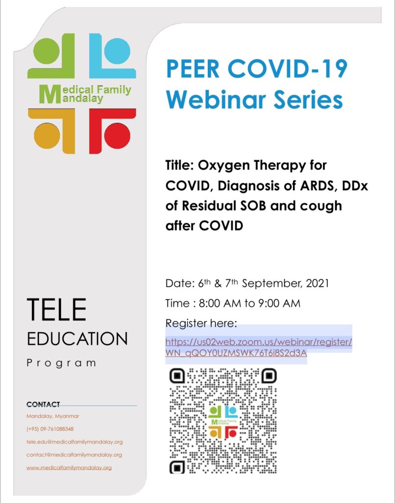 Peer oxygen therapy and ddx of ards