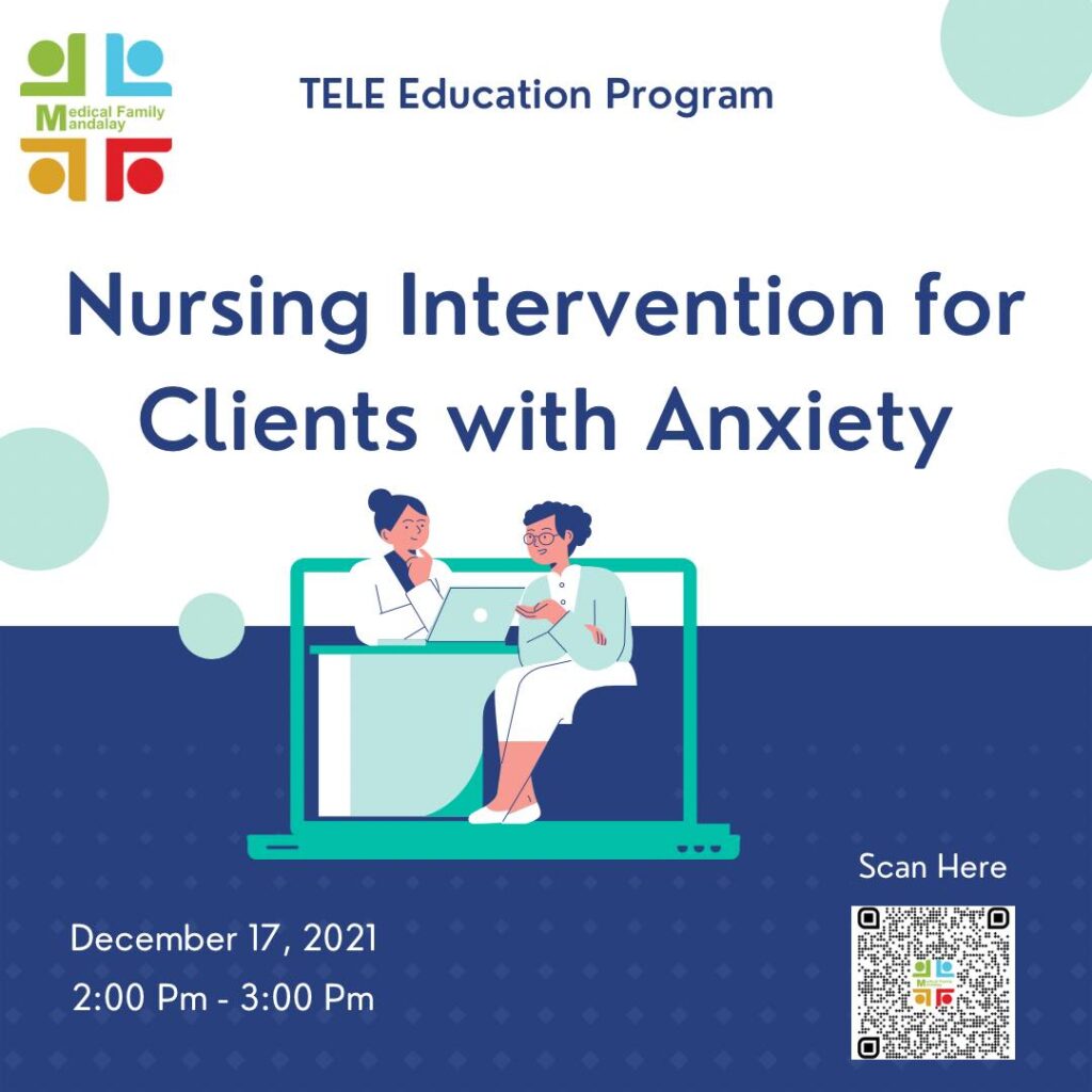 nursing intervention for clients with anxiety